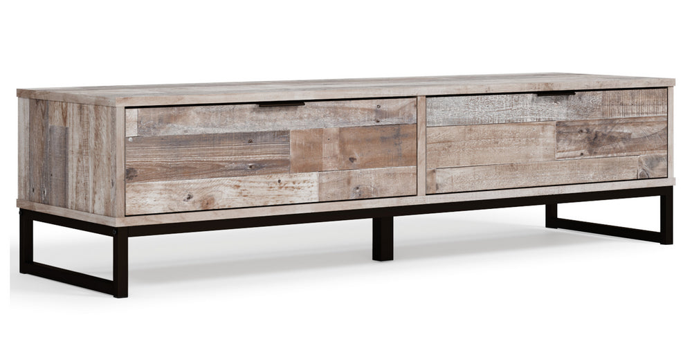 Neilsville Whitewash Wood Storage Bench