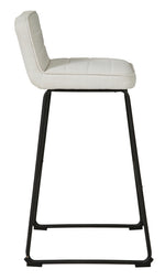 Nerison 2 Beige Fabric Tall Bar Stools