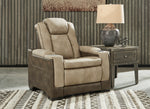 Next-Gen DuraPella Modern Sand Faux Leather Power Recliner