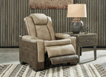 Next-Gen DuraPella Modern Sand Faux Leather Power Recliner