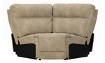 Next-Gen DuraPella Sand Faux Leather Power Recliner Sectional Sofa