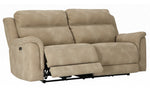 Next-Gen DuraPella Sand Faux Leather 2-Seat Power Recliner Sofa