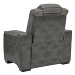 Next-Gen DuraPella Modern Slate Faux Leather Power Recliner