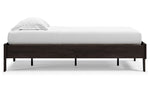 Piperton Black Wood Twin Platform Bed