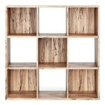 Piperton Natural Wood 9-Cube Organizer