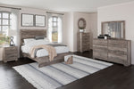 Ralinksi Gray Wood Full Panel Bed