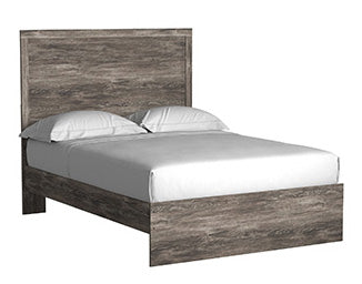 Ralinksi Gray Wood Full Panel Bed