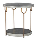 Ranoka Platinum/Gold End Table