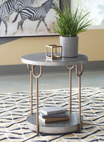 Ranoka Platinum/Gold End Table