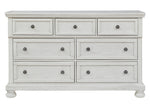 Robbinsdale Antique White 7-Drawer Dresser