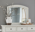 Robbinsdale Antique White Dresser Mirror