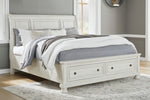 Robbinsdale Cal King Sleigh Storage Bed