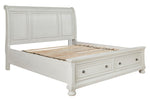 Robbinsdale King Sleigh Storage Bed