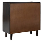 Ronlen Brown/Silver Finish Accent Cabinet