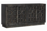 Roseworth Distressed Black Accent Cabinet