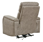 Rowlett Fog Faux Leather Power Recliner