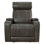 Screen Time Graphite Power Recliner