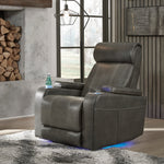 Screen Time Graphite Power Recliner