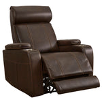 Screen Time Walnut Power Recliner