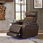 Screen Time Walnut Power Recliner