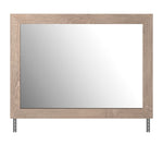 Senniberg Light Brown Wood Dresser Mirror