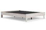 Shawburn Whitewash Wood Queen Platform Bed