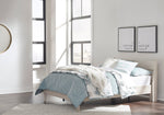 Socalle Natural Tone Full Platform Bed with Headboard