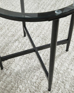 Stetzer 3-Pc Black Metal Coffee Table Set