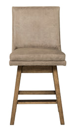 Tallenger 2 Beige Swivel Bar Stools