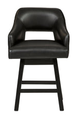 Tallenger 2 Black Swivel Bar Stools