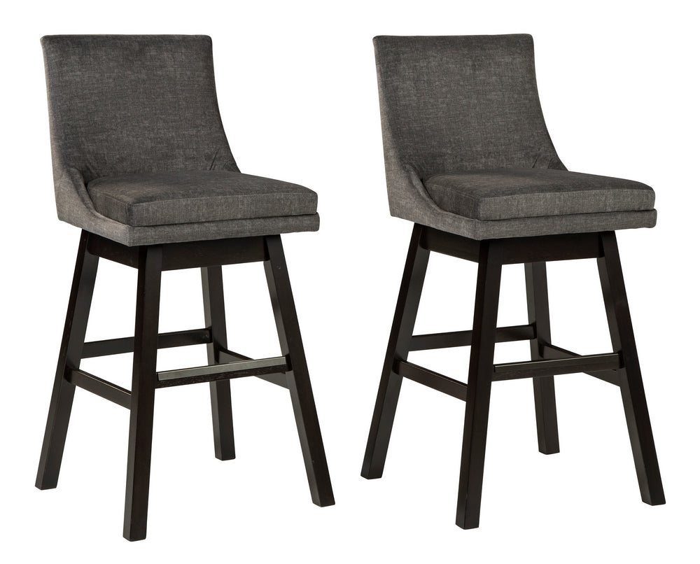 Tallenger 2 Dark Gray Tall Bar Stools