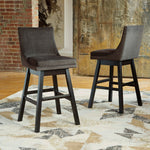 Tallenger 2 Dark Gray Tall Bar Stools