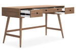 Thadamere Brown Wood Home Office Desk