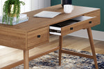 Thadamere Brown Wood Home Office Desk