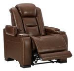 The Man-Den Mahogany Power Recliner