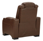 The Man-Den Mahogany Power Recliner