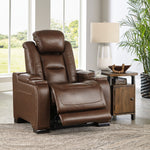 The Man-Den Mahogany Power Recliner