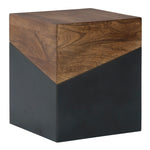 Trailbend Brown/Gunmetal Wood Accent Table