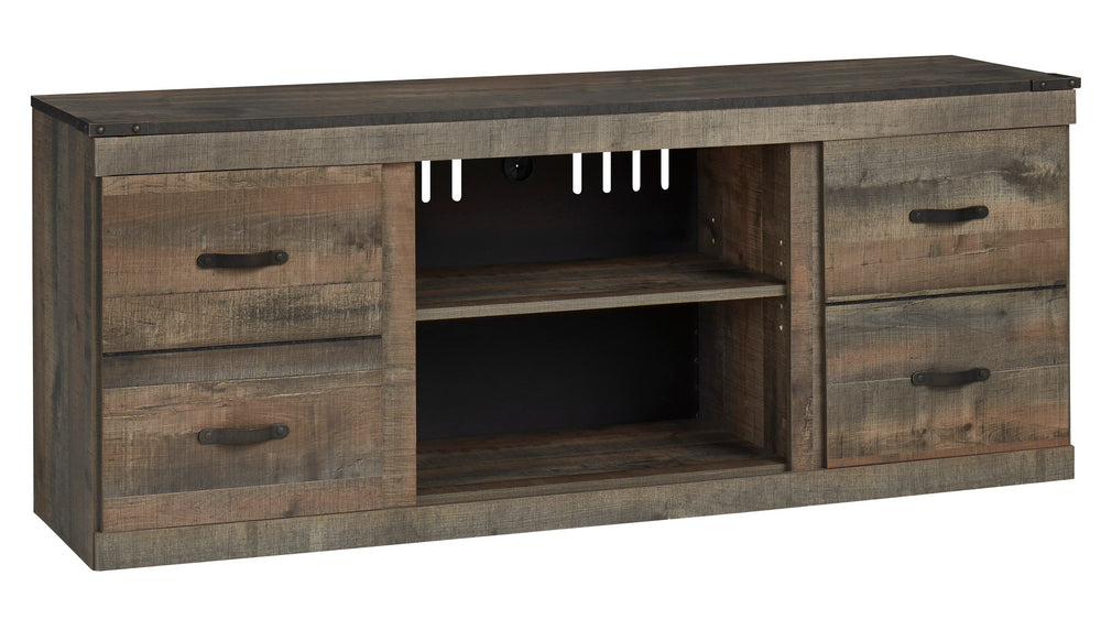 Trinell Brown Wood LG TV Stand