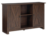 Turnley Distressed Brown Accent Cabinet