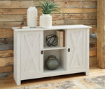 Turnley Distressed White Accent Cabinet