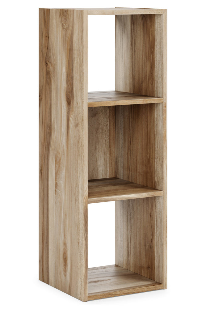 Vaibryn Brown Wood 3-Cube Organizer