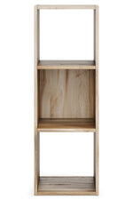 Vaibryn Brown Wood 3-Cube Organizer