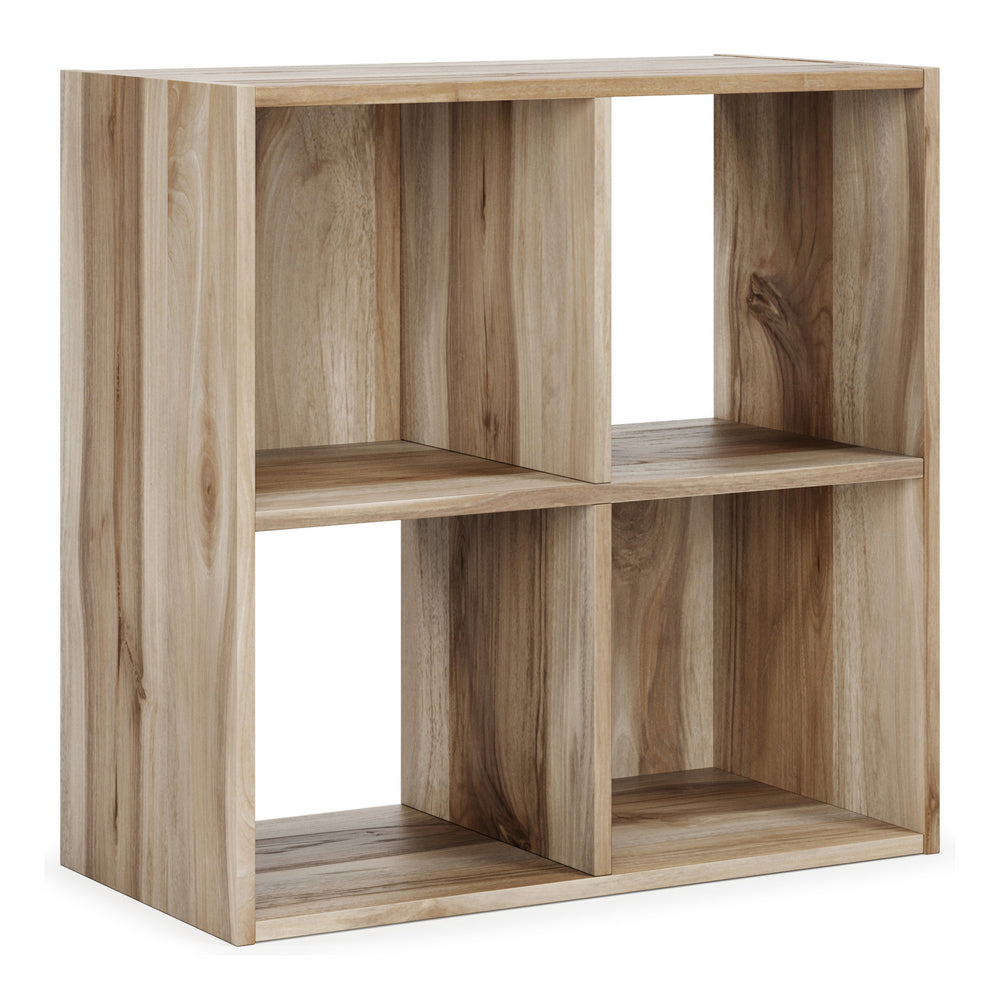 Vaibryn Brown Wood 4-Cube Organizer