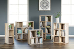 Vaibryn Brown Wood 4-Cube Organizer