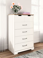 Vaibryn Two-Tone Wood 5-Drawer Chest