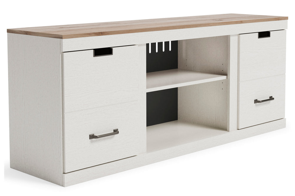 Vaibryn Two-Tone Wood LG TV Stand