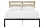 Waylowe Natural/Black King Platform Bed