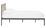 Waylowe Natural/Black King Platform Bed