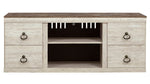 Willowton Replicated Whitewash Wood LG TV Stand